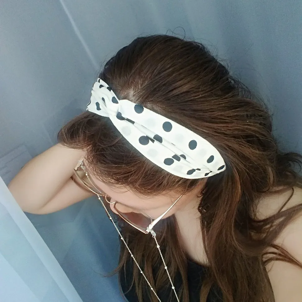 Korean Style Summer Lovely Hairband Women Hair Accessories Turban Twist Cross Headwrap Girl Floral Elastic Knotted Headwear,16
