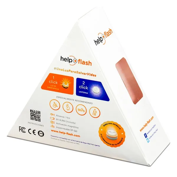 Emergency Signalling Device Help-Flash LED IP54 White
