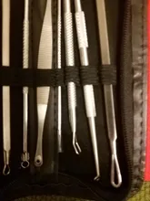 8 unids/set Pro herramienta removedor de la espinilla de granos, acné eliminación Clip aguja cuidado Comedone mancha negro cabeza Extractor