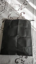 Bolsa de almacenamiento para zapatos, Organizador de bolsillo para zapatos, a prueba de agua, de tela no tejida, con cordón, bolsa de aseo