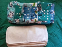 [Simfamily] 6 uds pañal + 6 uds insertar pañal de tela lavable cubierta de pañal ajustable reutilizable de tela pañales disponibles cubierta de pañal