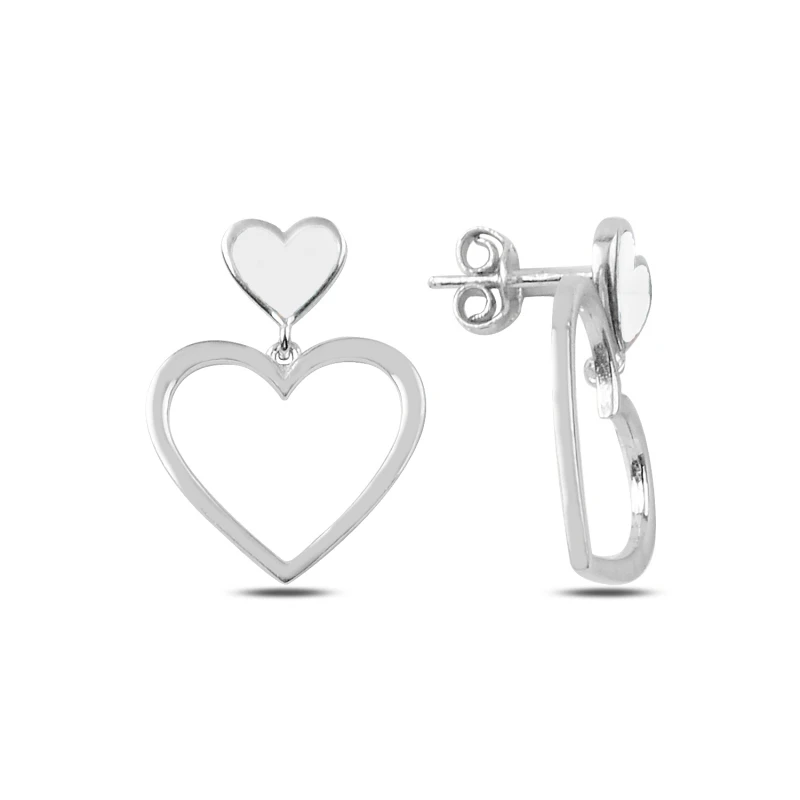 

Armagano Enamel Heart Dangle Earrings