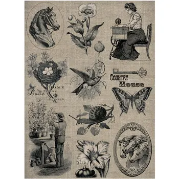 

Rice paper for Decoupage "" craft Premier "", A3, 25 g/m, "Country Life" "cp06322