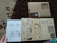 Modelo de rompecabezas de madera 3D para niños y adultos, DIY, juguetes mecánicos hechos a mano, Kit de modelo, juego de ensamblaje, modelo de barco, tren, avión