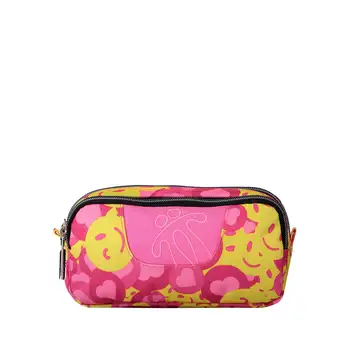 

School case two compartments happity print-on