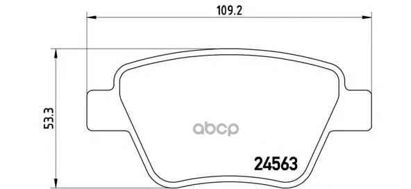 Колодки Тормозные Skoda Octavia 04-/Superb 08-/Vw Caddy/Touran 10- Задние Brembo P85114 Brembo арт. P85114