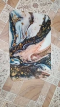 Kitchen Carpet Doormat Dustproof-Mats Marble-Map Floor-Room Velvet-Bottom Anti-Slip Colorful