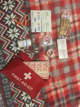 Botiquín de primeros auxilios portátil para personas o familia, tratamiento médico de supervivencia de emergencia para viajes, acampada o senderismo, impermeable al aire libre