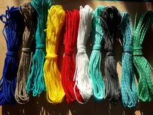 Cuerda Paracord para fabricación de joyas, 2020 colores, 2mm, 100 pies, 50 pies, 25 pies, un soporte, núcleos, cuerda de paracord, venta al por mayor, novedad de 100