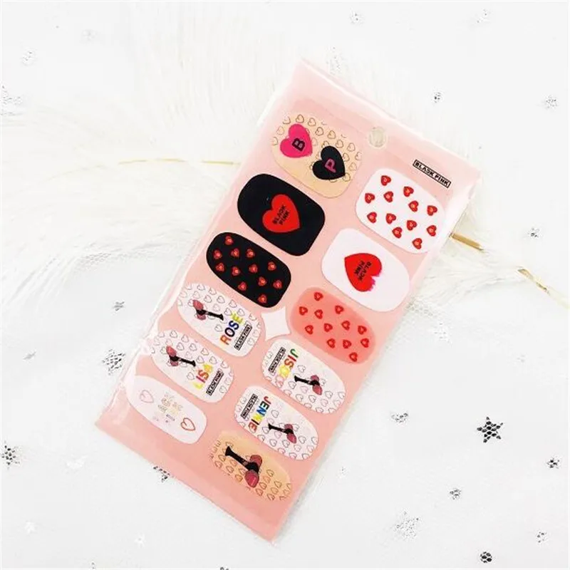 

KPOP Blackpink LISA JISOO JENNIE ROSE Nail Sticker,Blackpink Album Kill THIS LOVE Nail Sticker For GIRL WOmen,K005