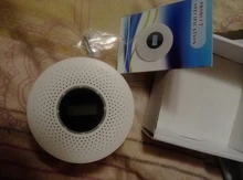 ANPWOO 2 en 1 pantalla LCD de monóxido de carbono y de humo Detector de Combo de la batería operado de alarma de CO con LED luz intermitente de sonido de advertencia