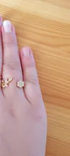 Anillo de cola ajustable para mujer y niña, accesorios de joyería con diamantes de imitación, hojas trenzadas, flores wishful, novedad, venta al por mayor