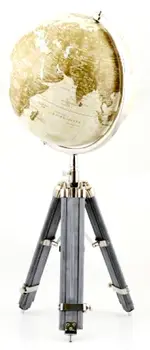 

Rotating Earth Globe - 12 Inch Decorative World Map