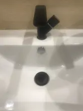 Drain Bathroom Black Dual-Style Clic-Clac Basin Sink Lavatory Waterlet Pop-Up POIQIHY