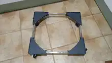 Soporte Universal para nevera móvil, Base de nevera móvil con 4 pies fuertes, con rueda de freno de carga de 500kg