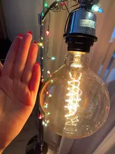 Edison-Bulb Ampoule Incandescent-Lamp Filament G125 Home-Decor E27 Vintage Retro ST64