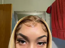 Peluca de cabello humano Rubio degradado Bob para mujeres negras, cabello liso brasileño Bob corto Natural, 100%, 613