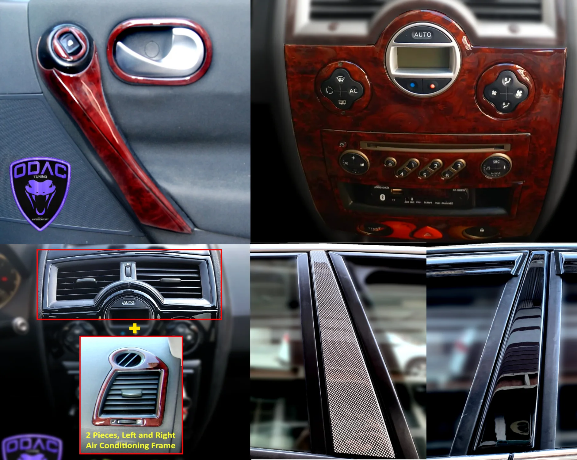 for renault megane 2 dashboard kit odac interior stickers coating cover trim kit vehicle car accessories door panel interior mouldings aliexpress