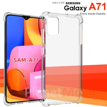 

Premium stand case Shock with corners reinforced compatible with SAMSUNG GALAXY A71 100% transparent housing anti shock
