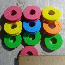 Bobina de espuma para tablero de pesca, placa de bobina principal, cable giratorio para tablero, caja de herramientas de pesca, nueva bobina para pesca, engranaje de pesca, 10 Uds.