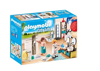 

PLAYMOBIL City Life bathroom, with light effects, from 4 years (9268)