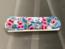 Tirita para hemostasia para niños, vendajes adhesivos impermeables y transpirables con bonitos dibujos, botiquín de primeros auxilios, yeso para heridas, 100 Uds.