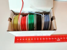 Wire-Cable Copper-Line Electrical-Wire DIY Flexible Silicone 20/18awg 5-Color Mix-Box