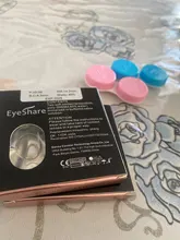 EYESHARE-Lentes de contacto de colores, lentillas suaves para cambiar el color de los ojos de uso anual cosmético, color Aurora Europea, 1 par
