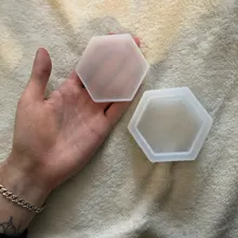 Caja de almacenamiento de resina, molde de silicona para fabricación de joyas, recorte en forma de corazón, bricolaje, epoxi de cristal UV, caja de regalo, herramientas de joyería