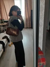 FSDA-suéter tejido tipo Chaleco con escote en V para mujer, Jersey informal de color caqui sin mangas, Jersey gris para otoño e invierno, 2020