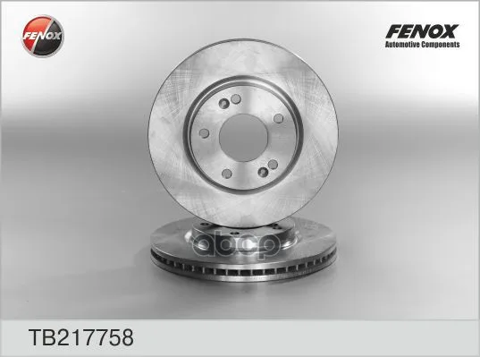 Диск Тормозной Передний Hyundai Gall I,Ii, Trajet, Santa Fe 00-05 Tb217758 FENOX арт. TB217758