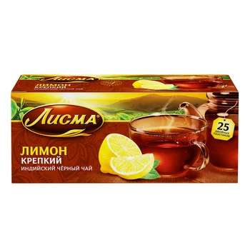 

Tea Lisma "Lemon", Black flavored, 25 bags