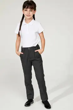 

DeFacto Girl Autumn Long Pants Kids Black Grey Color Autumn Straight Bottoms Girls Trousers-K9029A619AU