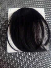 MERISI-flequillo postizo de pelo sintético, 4 colores, extensiones de cabello