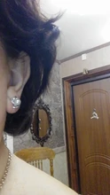 Pendientes de plata de ley 925 con perlas de circonita, pendientes de lujo para mujeres