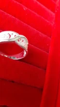 Anillo de Plata de Ley 925 con agujeros redondeados brillantes, joyería para fiesta y boda, precio de anillos al por mayor