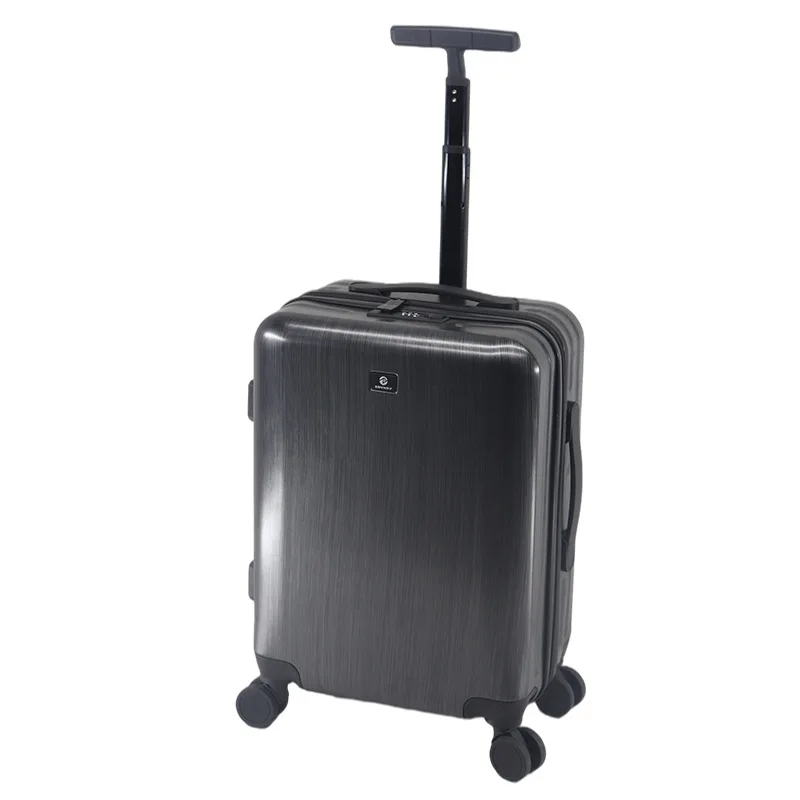 20" Carry-on Travel PC Luxury Suitcase On Silent Wheels Trolley Rolling Zipper Luggage Bag Boarding Case Valise