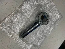 Cabezal de ducha de doble cara, regadera de doble función, ahorro de agua, redondo, ABS, cromado, de mano de alta presión