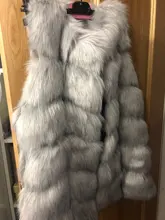 Fur Vest Coat Jacket Gilet Faux-Fox Winter Women Fashion Luxury Warm 4XL High-Quality