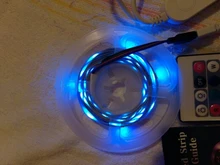 20M-1M USB LED Strip Light 5050 SMD USB RGB Lights Flexible LED Lamp Tape Ribbon RGB TV Desktop Diode Tape adapter