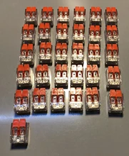 2020-¡Nuevo! Mini conector de cable Universal rápido, 0,4-6,0mm, 30/50/100 piezas, fácil cableado rápido, terminales de energía Solar para coche