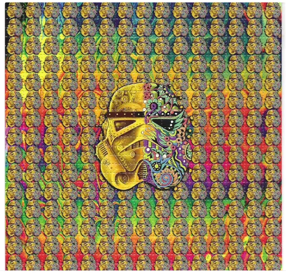 Цветочный солдат психоделический LSD/без кислоты художественное украшение для