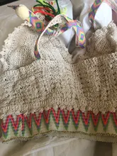 Cover Ups Swimsuit Kimono Bikini Weave Crop-Top Tassel Crochet Beach-Wear Summer Sexy