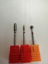 Brocas de carburo de tungsteno para manicura eléctrica, accesorios para limpieza de cutículas y pedicura