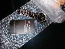 BELUSHI-reloj de cuarzo deportivo para hombre, cronógrafo luminoso de lujo, de acero inoxidable, con fecha, resistente al agua