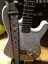 Correa de guitarra bordada de estilo nacional, correa de hombro, cinta Musical, correa de instrumento, instrumento, parte de guitarra