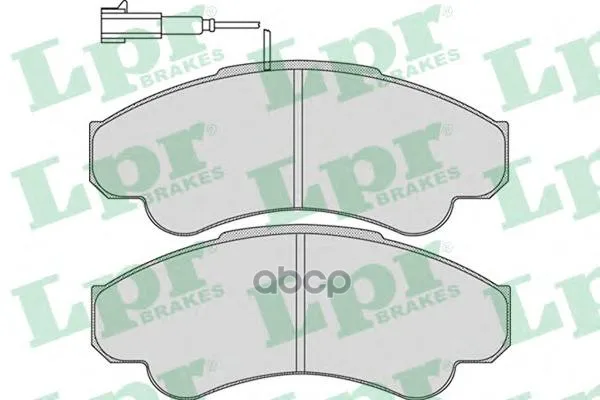 Колодки Тормозные Fiat Ducato 02/Citroen Jumper/Peugeot Boxer 94(1800кг) Перед Lpr 05p967 Lpr арт. 05P967