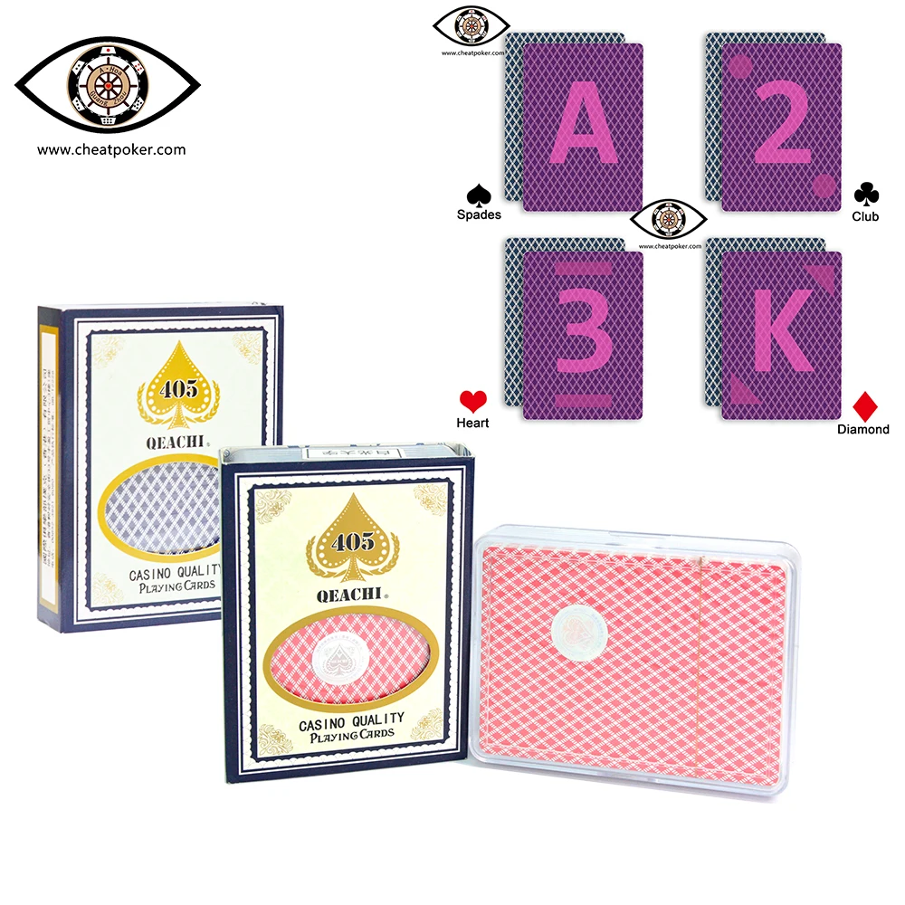 US $22.00 Marked Playing Cards for Lenses Plastic Board Game Deck Anti Cheat Poker Casino Party Magic Baralho Pokerstars Copag Qeachi