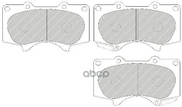 Колодки Тормозные Toyota Lc 120 4.0/3.0d/Mitsubishi Pajero 06 Передние Ferodo Fdb1698 Ferodo арт. FDB1698