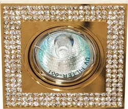 

Ceiling Light MR16 max50w 12v G5.3, transparent, gold, dl114-c